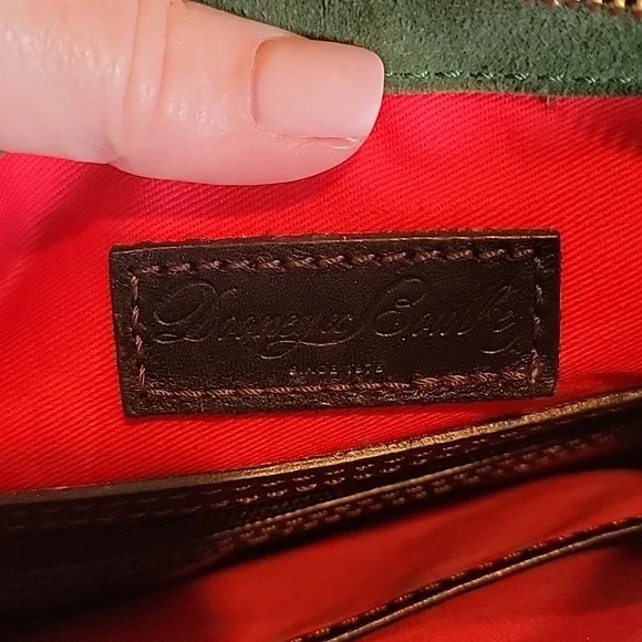 Dooney & Bourke Black Genuine Leather Crossbody Tassle Bag‎ - Picture 10 of 12